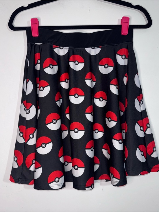 Mighty Fine Dresses & Skirts - Pokemon Pokeball Skater Skirt Nintendo Gamer Anime Cosplay Size Small